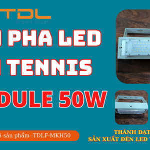 Đèn led sân tennis 50w khung hộp