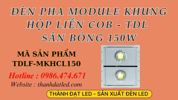 Đèn Led Pha Ngoài Trời 150w Module Liền COB