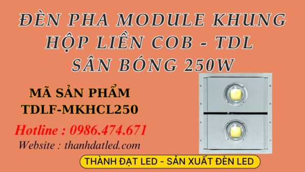 Đèn Led Pha Ngoài Trời 250w Module Liền COB