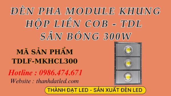 Đèn Led Pha Ngoài Trời 300w Module Liền COB