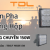 Đèn pha LED khung hộp sân bóng chuyền 150w