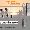 Đèn pha LED khung hộp sân bóng chuyền 250w