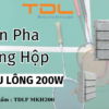 Đèn led sân cầu lông 200w khung hộp