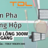 Đèn led sân cầu lông 300w ngang khung hộp