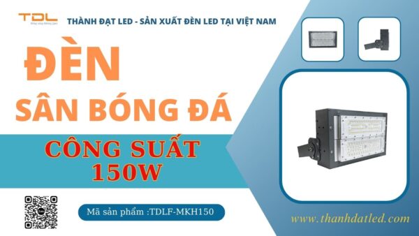 Đèn led sân bóng 150w khung hộp