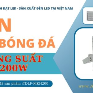 Đèn led sân bóng 200w khung hộp