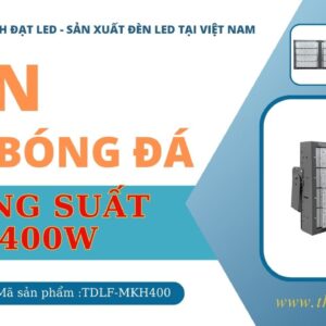 Đèn led sân bóng 400w khung hộp