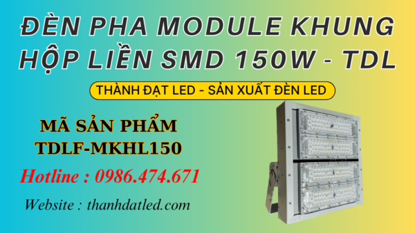 Đèn Led Pha Ngoài Trời 150w Module Liền SMD