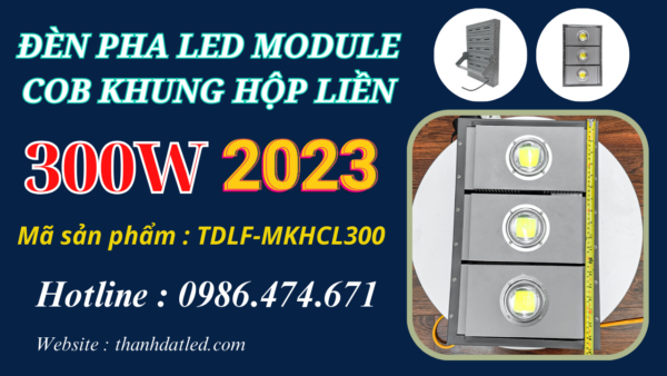 Đèn Led Pha Ngoài Trời 300w Module Liền COB