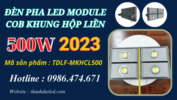 Đèn Led Pha Ngoài Trời 500w Module Liền COB