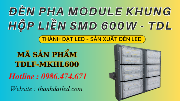 Đèn Led Pha Ngoài Trời 600w Module Liền SMD