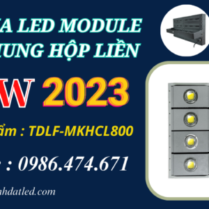 Đèn Led Pha Ngoài Trời 800w Module Liền COB