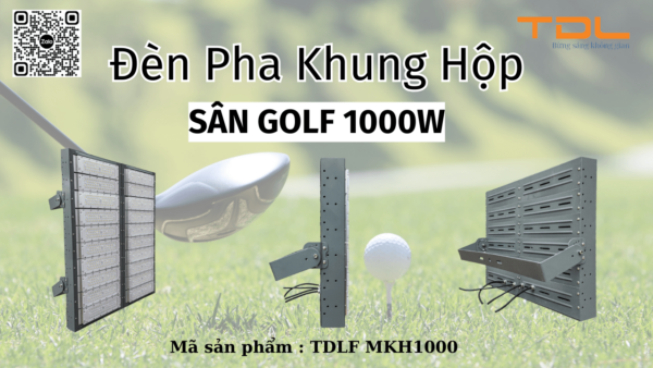 Đèn pha LED khung hộp sân golf 1000w