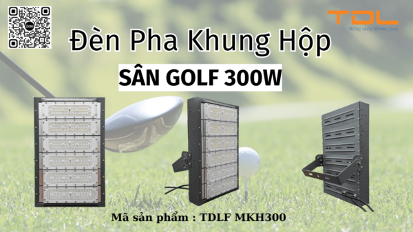 Đèn pha LED khung hộp sân golf 300w