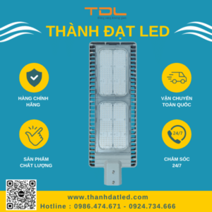 Đèn Led Chiếu Sáng Đường Phố BRP394 200w (TDLD394-200) Thành Đạt Led