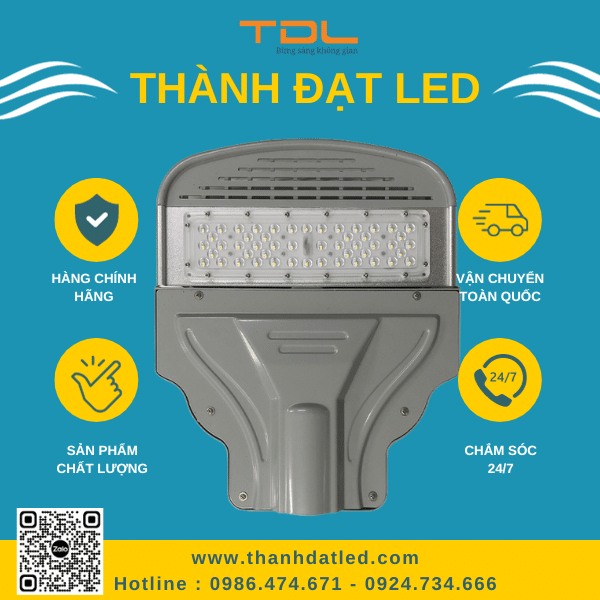 Đèn Led Chiếu Sáng Đường SMD M13 50w (TDLDD13-50) Thành Đạt Led