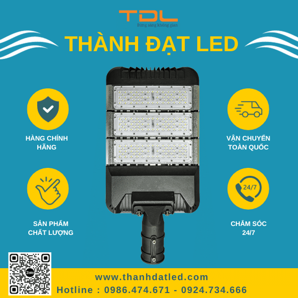 Đèn Led Chiếu Sáng Đường SMD M15 150w (TDLDD15-150) Thành Đạt Led