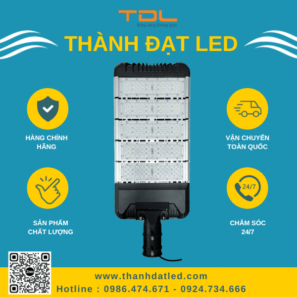 Đèn Led Chiếu Sáng Đường SMD M15 250w (TDLDD15-250) Thành Đạt Led