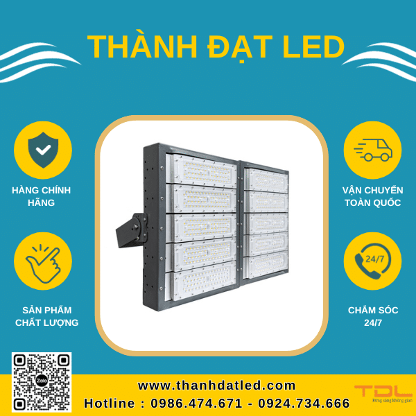 Đèn Pha Led Module 500w SMD (TDLF-MKH500) Khung Hộp - Thành Đạt Led