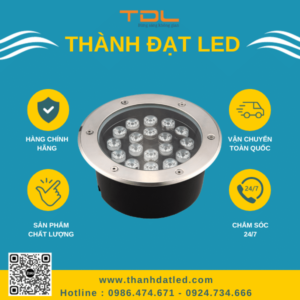 Đèn Led Âm Đất 18w (TDLAD-18)Thành Đạt Led