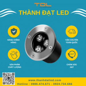 Đèn Led Âm Đất 3w (TDLAD-3)Thành Đạt Led