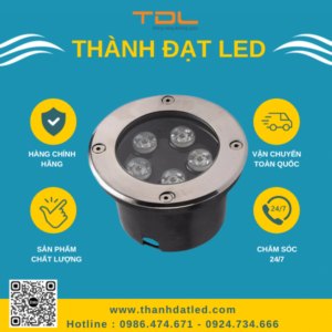 Đèn Led Âm Đất 6w (TDLAD-6)Thành Đạt Led