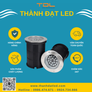 Đèn Led Âm Đất Chỉnh Hướng 9w (TDLAD-RH9) Thành Đạt Led