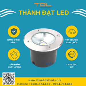 Đèn Led Âm Đất Tròn COB 5w (TDLAD-T5) Thành Đạt Led