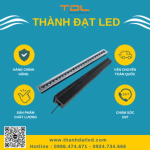 Đèn Led Âm Đất Thanh Chữ Nhật 18w (TDLAD-CN18) Thành Đạt Led