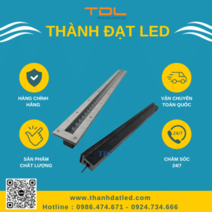 Đèn Led Âm Đất Thanh Chữ Nhật 24w (TDLAD-CN24) Thành Đạt Led