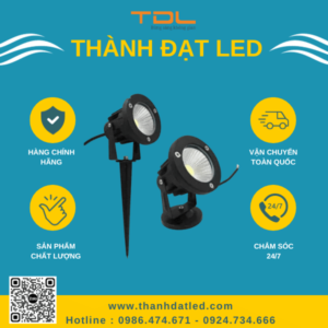 Đèn Led Chiếu Cây Cắm Cỏ COB 7w (TDLCC-7)Thành Đạt Led