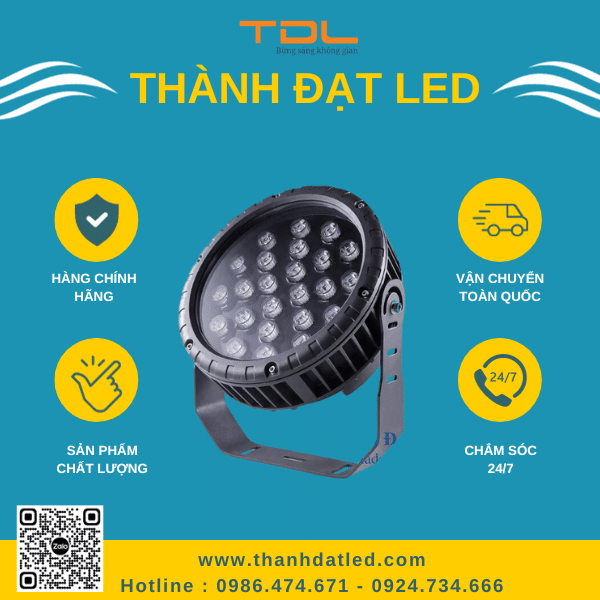 Đèn Led Chiếu Cây Sân Vườn SMD 24w (TDLCC-SMD24)Thành Đạt Led