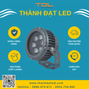 Đèn Led Chiếu Cây Sân Vườn SMD 6w (TDLCC-SMD6)Thành Đạt Led