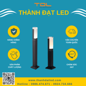 Đèn Led Nấm Sân Vườn Pha Lê 7W (60cm) (TDL-NSVPL7W60)Thành Đạt Led