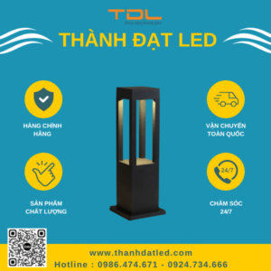 Đèn Led Nấm Sân Vườn Vuông 10W (40cm) (TDLN-V01)Thành Đạt Led