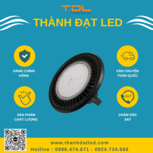 Đèn Led Nhà Xưởng SMD UFO 200w X1 (TDLX1-200) Thành Đạt Led