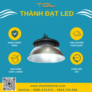 Đèn Led Nhà Xưởng COB UFO 100W M1 (TDLM1C-100) Thành Đạt Led