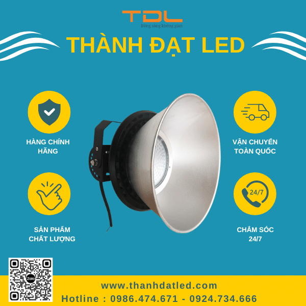 Đèn Led Nhà Xưởng SMD UFO 100w X2 (TDLX2-100) Thành Đạt Led