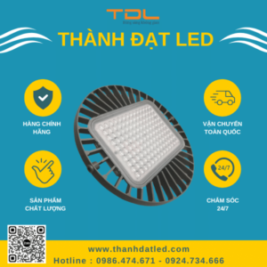 Đèn Led Nhà Xưởng SMD UFO 100w X3 (TDLX3-100) Thành Đạt Led