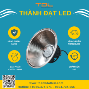 Đèn Led Nhà Xưởng SMD UFO 50W X4 (TDLX4-50) Thành Đạt Led