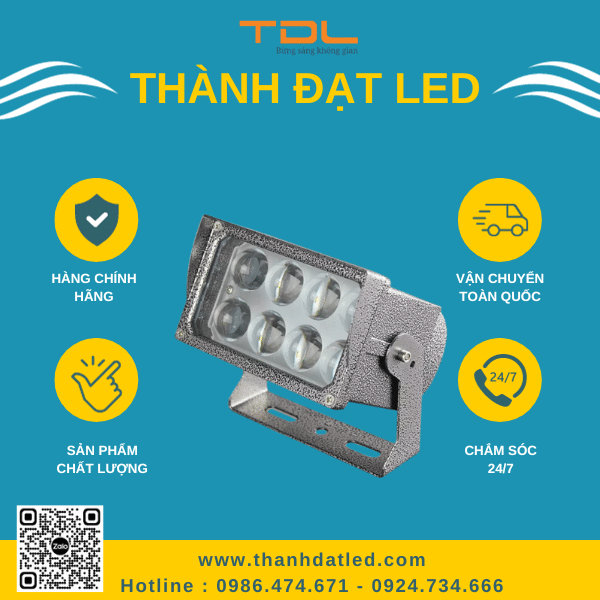 Đèn Led Rọi Cột R02 24W (TDL-R0224) Thành Đạt Led