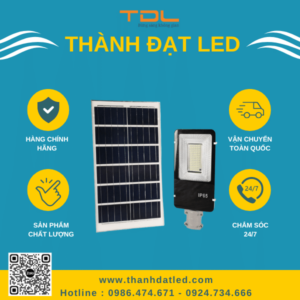 Đèn Bàn Chải Năng Lượng Mặt Trời 50w (TDL-BC50) Thành Đạt Led