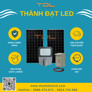 Đèn Pha Năng Lượng Mặt Trời Dự Án 60w (TDL-371DNL60) Thành Đạt Led