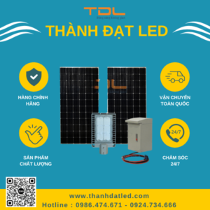 Đèn Pha Năng Lượng Mặt Trời Dự Án BRP391 100w (TDL-391DNL100) Thành Đạt Led