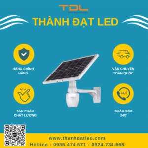 Đèn Năng Lượng Mặt Trời Gắn Tường Quả Đào 20w (TDL-NLTTD20) Thành Đạt Led