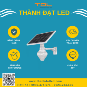 Đèn Năng Lượng Mặt Trời Gắn Tường Quả Táo 20w (TDL-NLTTD20) Thành Đạt Led