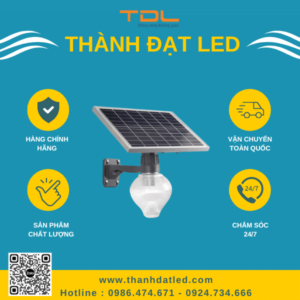 Đèn Năng Lượng Mặt Trời Gắn Tường Quả Táo 60w (TDL-NLTTD60) Thành Đạt Led