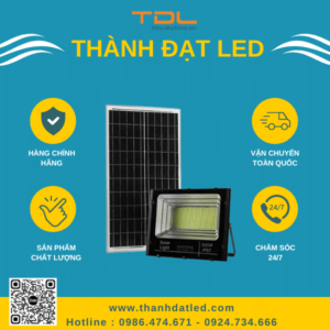 Đèn Pha Năng Lượng Mặt Trời FNLCO 300w (TDL-FNLCO300) Thành Đạt Led