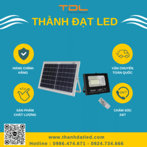 Đèn Pha Năng Lượng Mặt Trời FNLCO 30w (TDL-FNLCO30) Thành Đạt Led