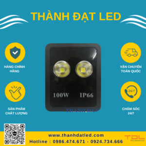 đèn led pha cốc 100w